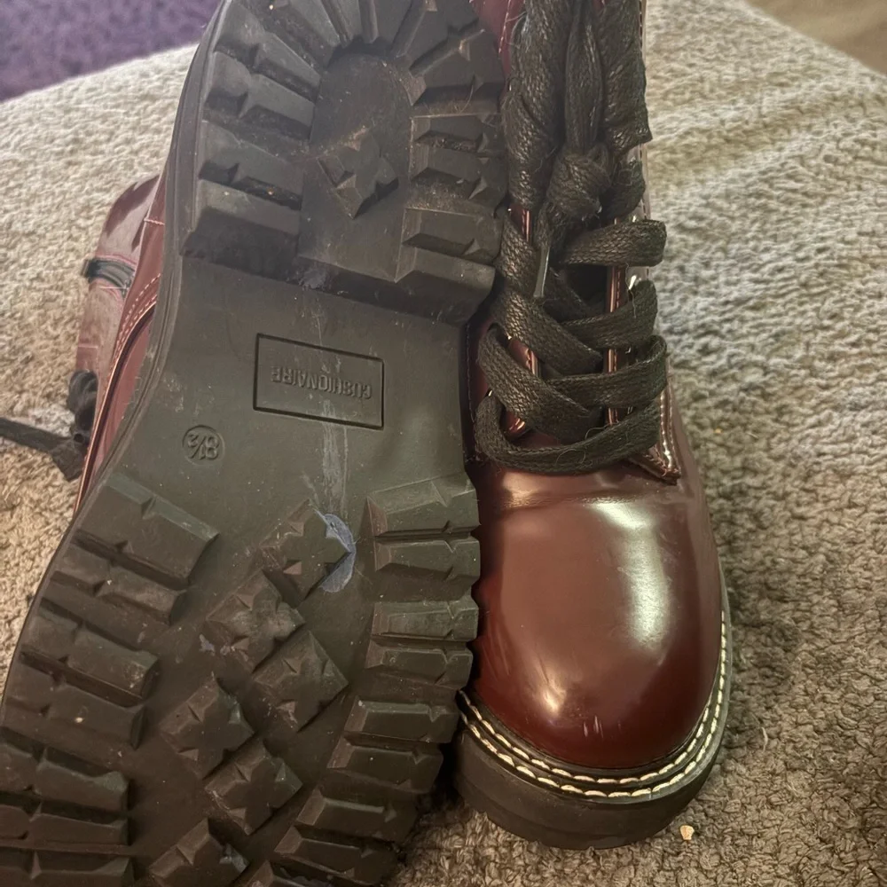 Callaway Burgundy Lace-Up Footwear - Picture 2 of 4